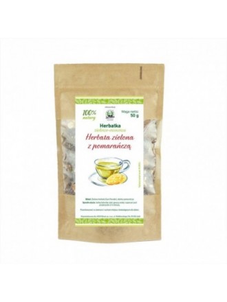 Herbata zielona z pomarańczą 50g H26 - 1190