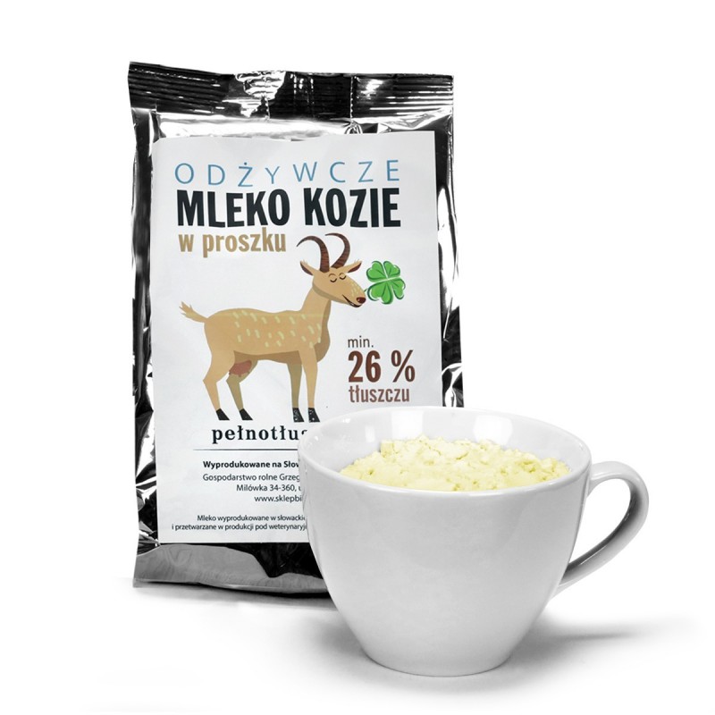 Odżywcze mleko kozie w proszku - 26 proc. tłuszczu - 1241