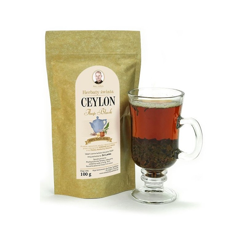 Czarna herbata Ceylon ze Sri Lanki FBOP, susz - 100 g H32 - 133