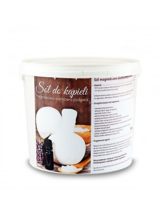 Sól do kąpieli EPSOM z jodem 5KG - 1911