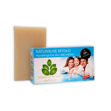 100% naturalne mydło hipoalergiczne dla całej rodziny - 100 g - 2316