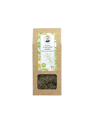 Herbata ziołowa z kwiatami konopi z melisą i ashwagandhą 50g H13 - 2359