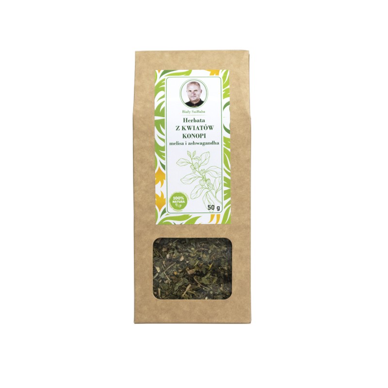Herbata ziołowa z kwiatami konopi z melisą i ashwagandhą 50g H13 - 2359