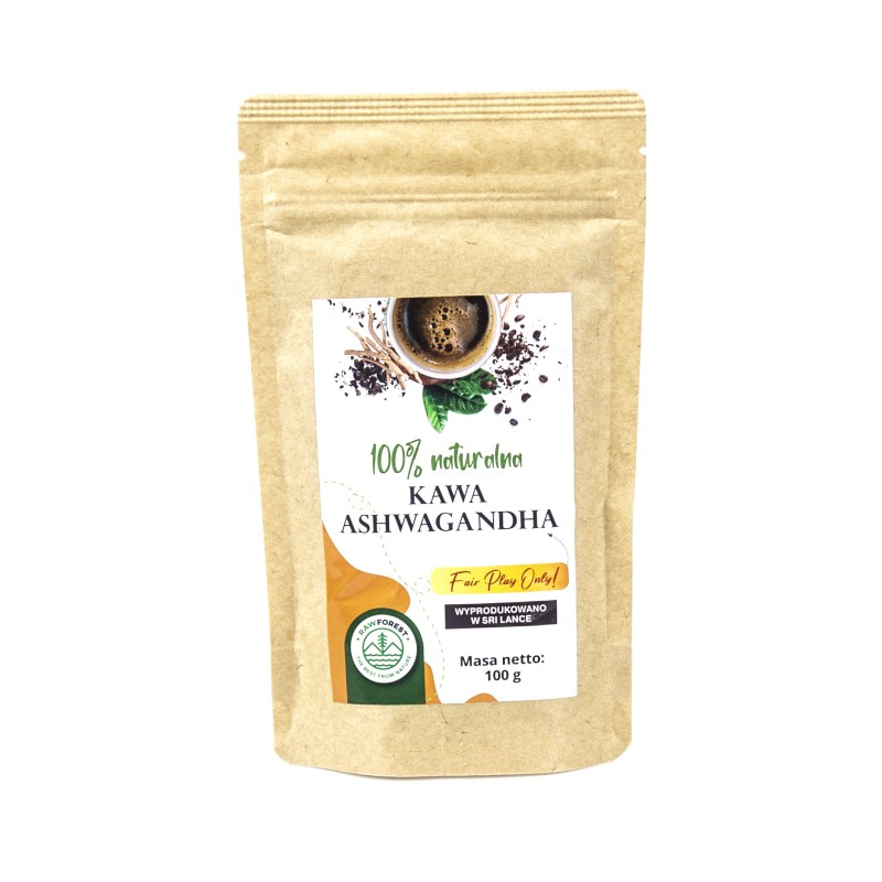 100% Naturalna kawa z ashwagandhą 100g - 2534