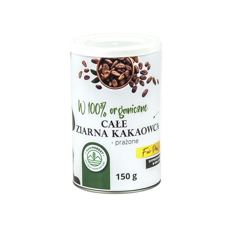 100% organiczne ziarna kakaowca całe 150g - 2537