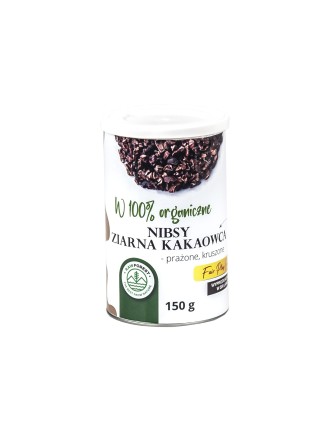 100% organiczne ziarna kakaowca nibsy 150g - 2541