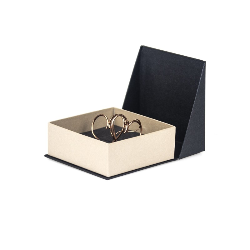 Pudełko prezentowe na wisiorek lub kolczyki - 85x85x32mm - Puram - 2556