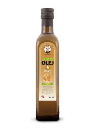 Świeży Naturalny Olej Lniany 500ml - 27