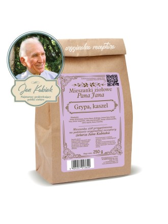 Zioła Pana Jana Kubiaka - KASZEL, GRYPA - 250g - 2727