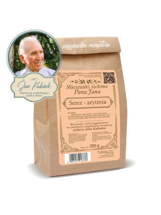 Zioła Pana Jana Kubiaka - SERCE-ARYTMIA - 250g - 2731