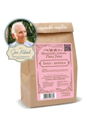 Zioła Pana Jana Kubiaka - SERCE-NERWICA - 250g - 2736