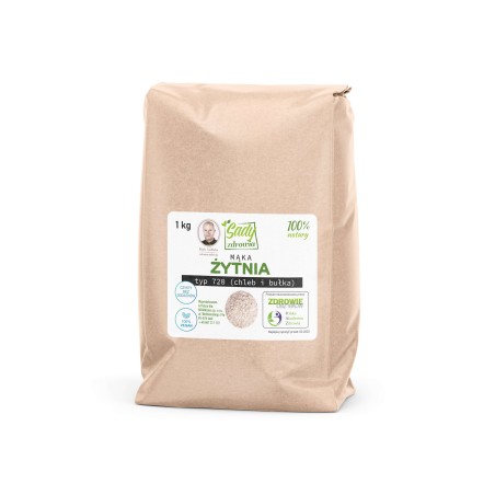 Mąka żytnia typ 720 (chleb i bułka) 100%  - 1 kg - 2795
