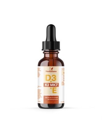 Witamina D3+K2MK7 + E w kroplach - 30 ml - 2841