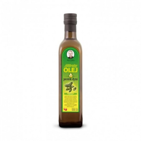 Świeży naturalny olej z pestek dyni 500 ml - 286