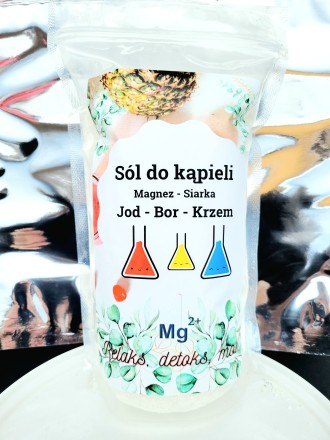 Sól Epsom - Sól magnezowo Jod- Bor- Krzem - 2933