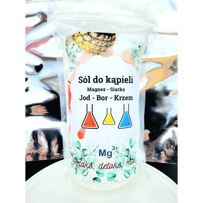Sól Epsom - Sól magnezowo Jod- Bor- Krzem - 2933