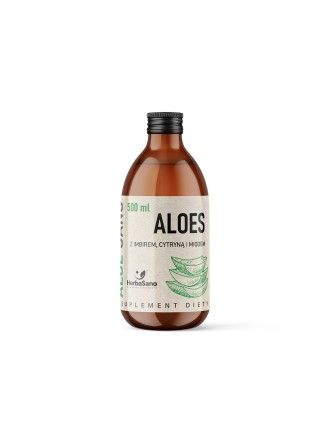 Aloe Sano - Organiczny aloes z imbirem, cytryną i miodem - 500 ml - 2955