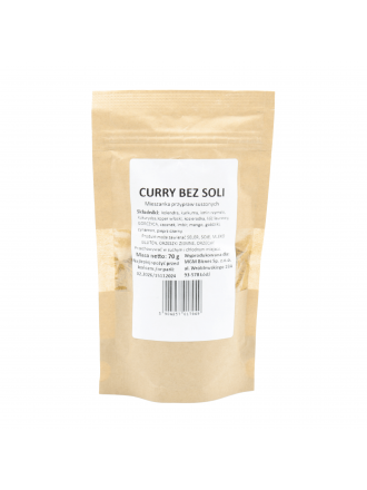 Curry naturalne bez soli 70g