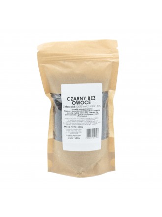 Bez czarny owoce suszone 250g