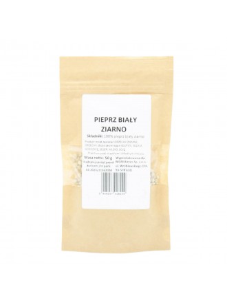 Pieprz biały ziarno 50g  OF