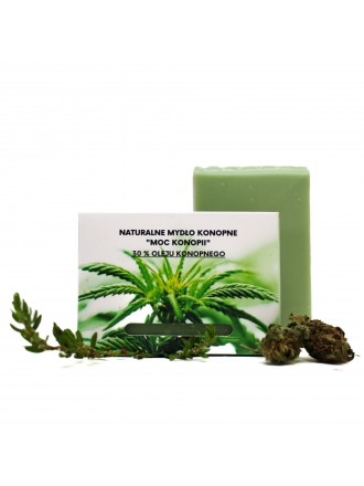 100% naturalne mydło Konopne