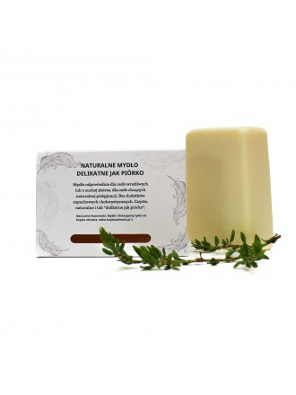100% naturalne mydło delikatne