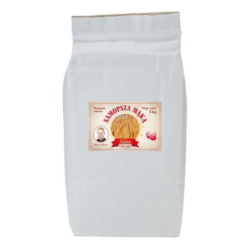 Mąka SAMOPSZA Jasna - Biały Saibaba 1 kg - 623