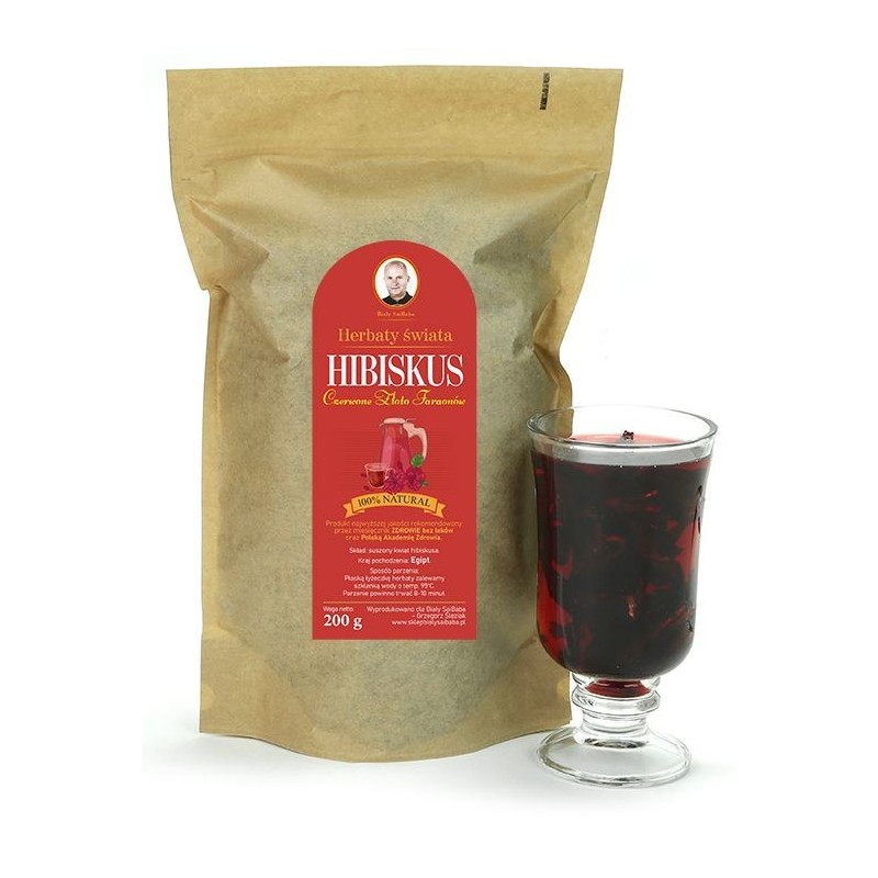 Herbata z kwiatów hibiskusa, susz – 200 g H31 - 723