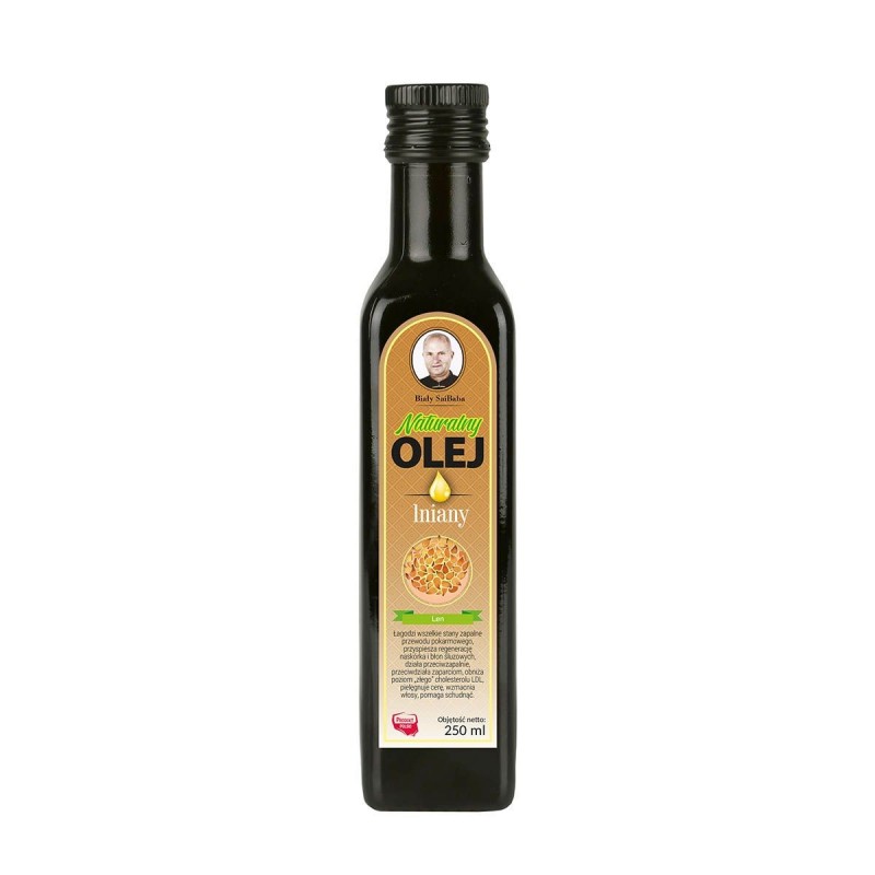Świeży naturalny olej lniany 250 ml - 865